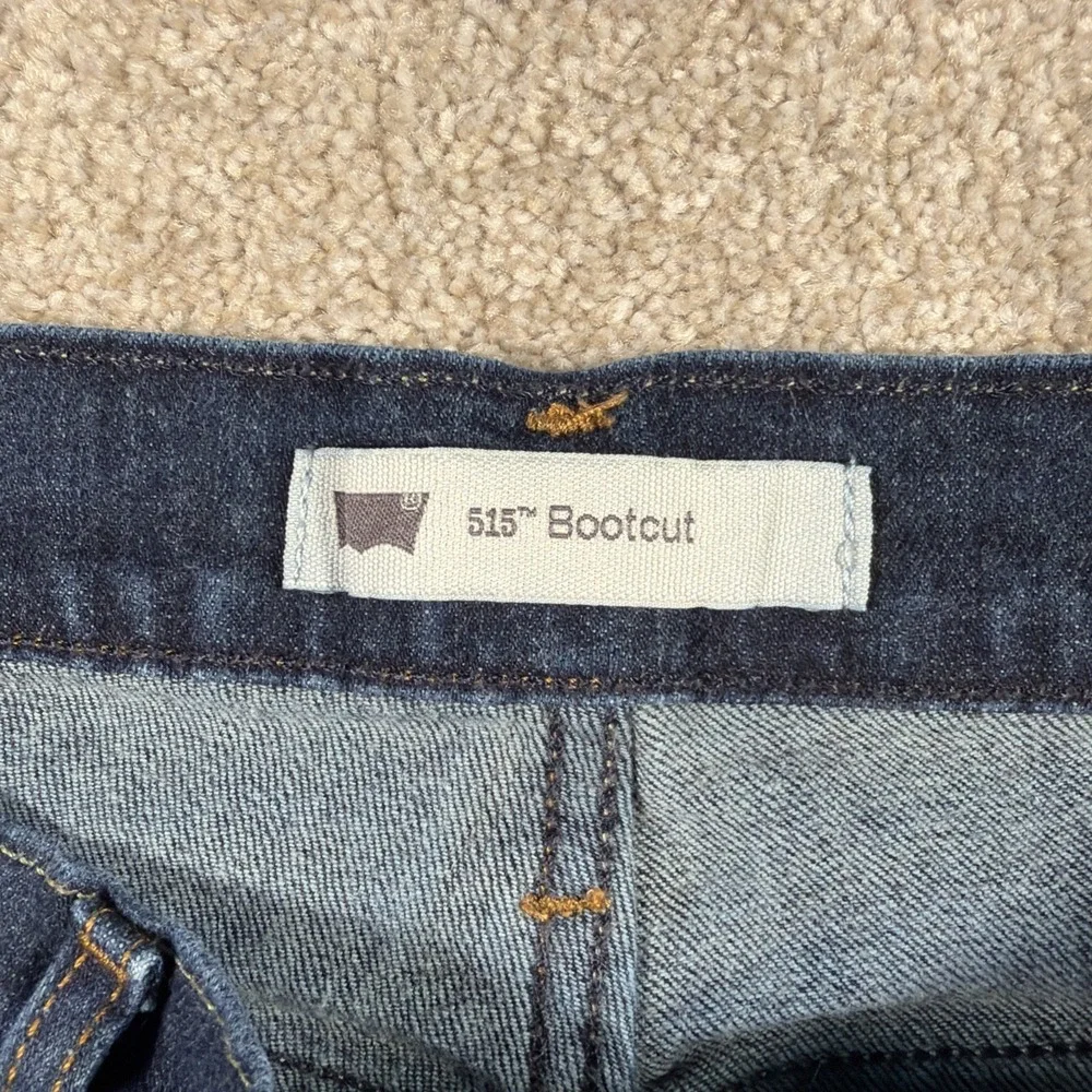 Levis Womens 515 Boot Cut Blue Jeans 31 X 30 (FITS 32 X 29) Western Riding Denim - Picture 5 of 13